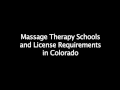 Massage Therapy Schools in Colorado