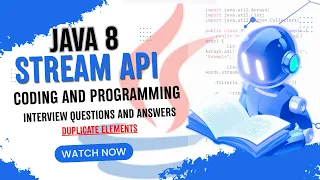 Find Duplicate Elements in a List using Java 8 Streams Coding Interview Question