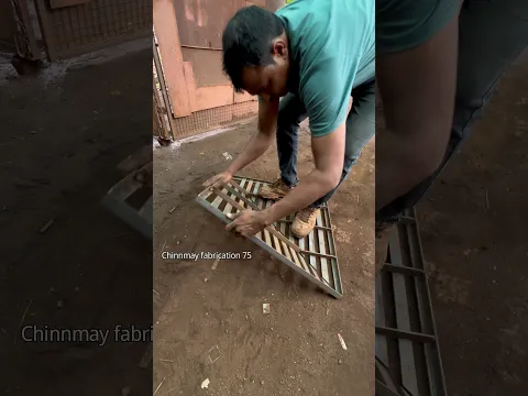 Staircase corner fabrication #stairs