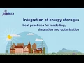 Integration of Energy Storages - Best Practices for Modelling Simulation and Optimisation