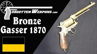 Bronze M1870 Gasser Revolver Made for Polar Exploration