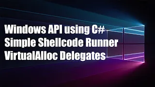WinAPI with C - Simple Shellcode Runner
