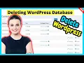 How To Delete WordPress Database 2026 Remove Database PhpMyAdmin