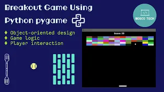 Python Breakout Game Tutorial - Game Development Using Pygame