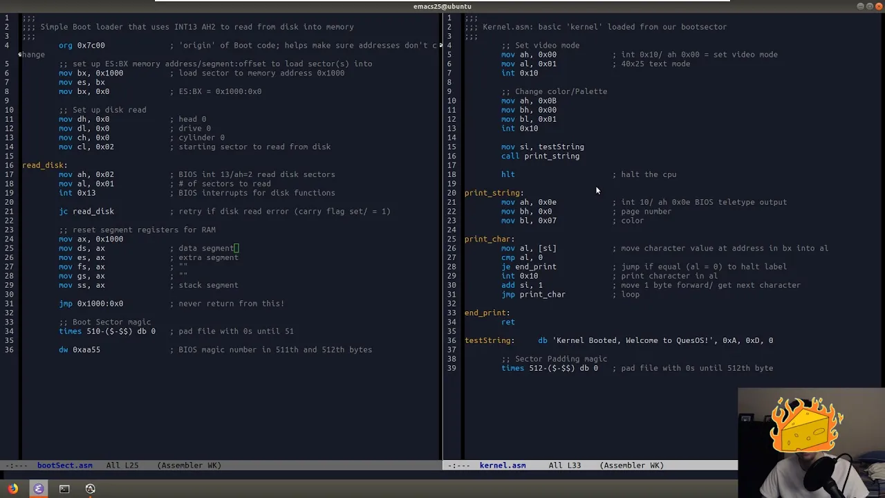 Amateur Makes a Bootloader: Read Disk Sectors Into Memory - 16 Bit OS Dev