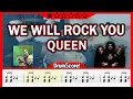 Download Lagu We Will Rock You - Queen | Play-Along Drum Cover with Sheet Music