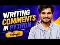 How to write Comments in Python L10 Python Tutorial in Telugu DecodewithSK