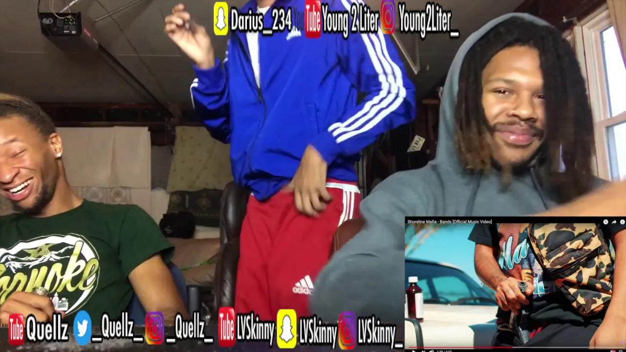 Shoreline Mafia - Bands (Reaction Video)