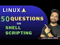 PART 3 50 Linux Shell Scripting Questions for Job Interview Exam in Hindi MPrashant