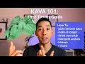 Lagu First Timers Guide to Kava