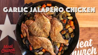 Garlic Jalapeño BLANCO Chicken | Crispy Skin, Juicy Meat, Big Flavor