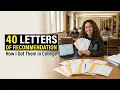 How I Got 40 Letters of Recommendation in College