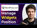 How to Add Edit Delete Change Widgets Position in Wordpress Step-By-Step 2026 guide