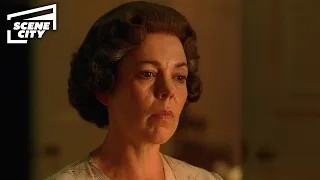 the queen reaches a conclusion about her favorite child the crown olivia colman tobias menzies 
