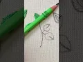 Trick for very easy leaf embroidery