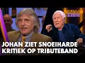 Johan Derksen ziet snoeiharde kritiek Golden Earring-drummer op tributeband: 'Roerend mee eens'
