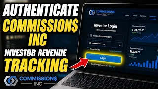 How to authenticate with Commissions Inc for investor revenue tracking - Beginner Guide