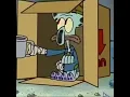 Lil nas x homeless squidward meme
