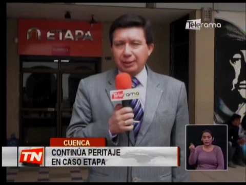 Continúa peritaje en caso ETAPA