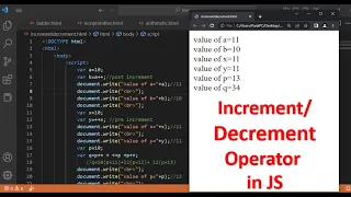Operators in JS JavaScript Operators JavaScript Tutorial in Hindi part 17