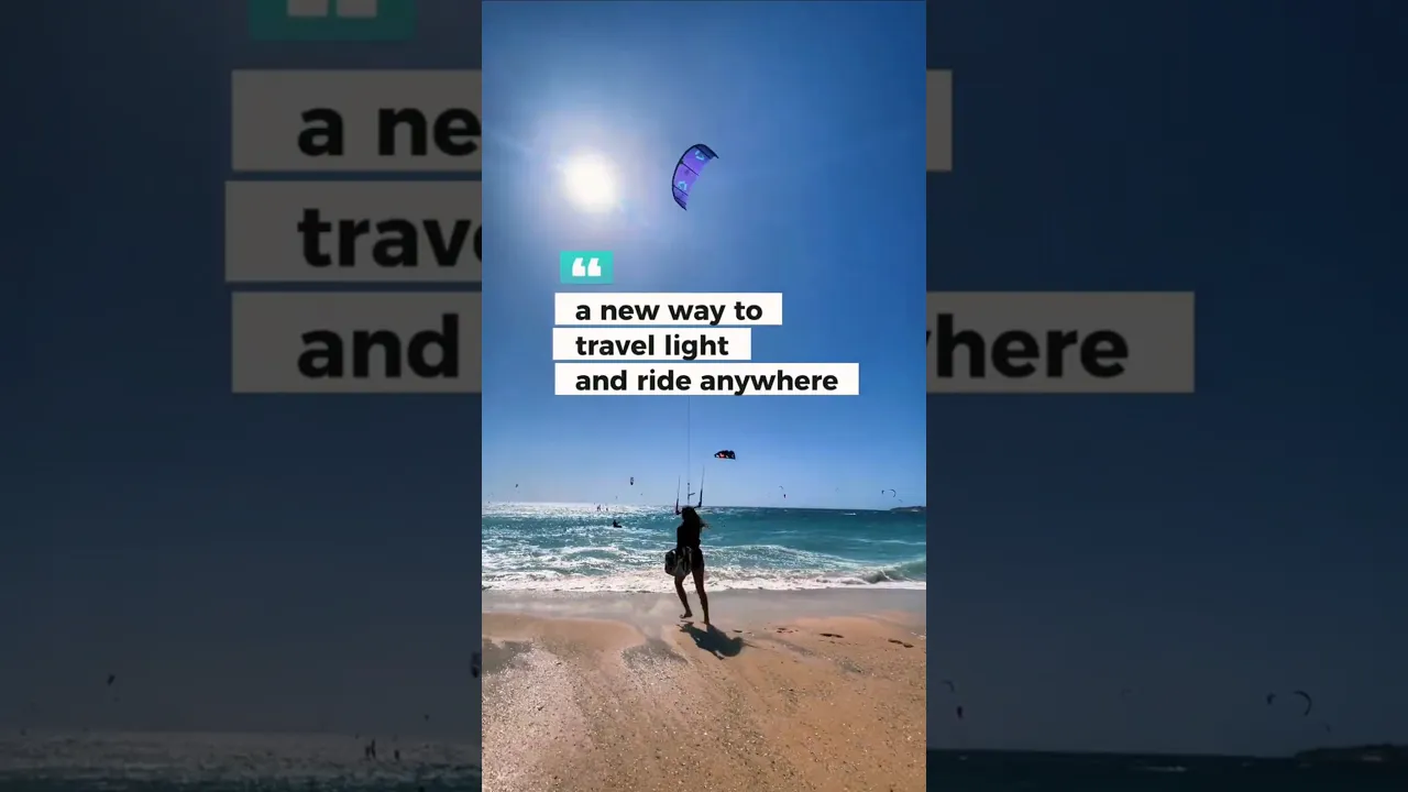 Travel light. Ride anywhere. That’s COOMPI 🌬️ | Tarifa Test by KiteCast