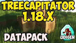 How to get Tree Chopper in Minecraft 1 18 2 - download install TreeCapitator 1 18 2 Datapack