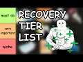 Lagu Recovery Methods Tier List (for building muscle)