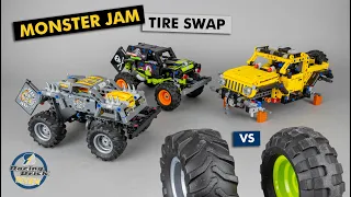 LEGO Technic Monster Jam tire mystery - why LEGO did not use the proper one?