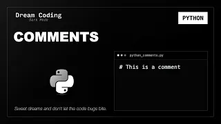 Python Comments Python Syntax to Fall Asleep To