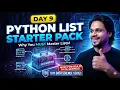 Day 9 If You Don t Understand Python Lists You Can t Learn Data Science 120 Day DS Series