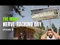 Building Dreams in Evergreen Lowering a Swim Spa with a Giant Crane