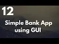 Simple Bank app using Javax Swing GUI