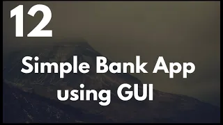 Simple Bank app using Javax Swing GUI