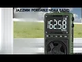 Jazmm Bluetooth Weather Radio - Portable Rechargeable Loud