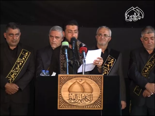 ⁣نعي حزين للرادود كرار الكاظمي في يوم تبديل رايتي الإمامين الجوادين عليهما السلام