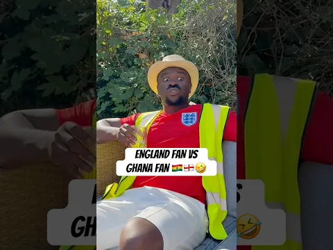 England fan vs Ghana fan 🏴󠁧󠁢󠁥󠁮󠁧󠁿🇬🇭⚽️🤣