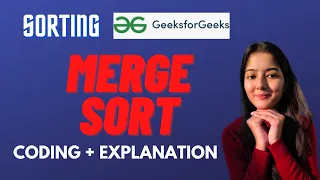 Merge Sort GeeksforGeeks Problem of the Day SORTING