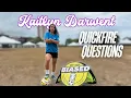Kaitlyn Darwent Quickfire We Challenge Her Touch Finishing