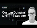 Custom Domains and HTTPS Support in WordPress Studio