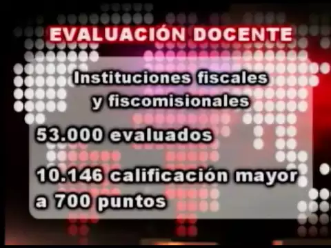 Evaluación docente en marcha