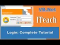 VB Net Part 5 - Login Form in Visual Basic Net Complete Tutorial