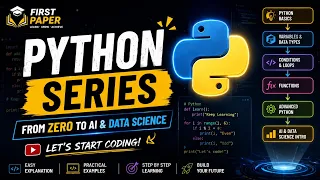 Python Series is LIVE Learn Python from ZERO to AI Data Science First Paper