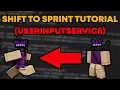 Roblox Scripting Tutorial - Shift to Sprint UserInputService