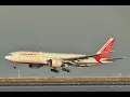AIR INDIA AI 173 Boeing 777 arrives at San Francisco from Delhi