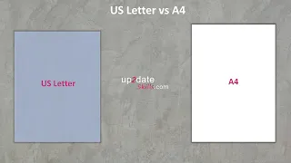 Paper sizes A4 vs US Letter
