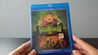 paranorman 3d blu ray unboxing one shot 