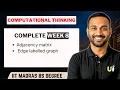 Complete Computational Thinking Week 8 Question Practice IIT Madras BS Degree