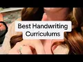 Best and Worst Homeschool Handwriting Curriculums