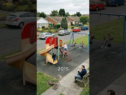 Watch This Playground Disappear Over 15 Years 🥺