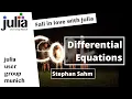 An Introduction to DiffEq jl and Solving Scalar Equations Stephan Sahm Julia Munich User Group